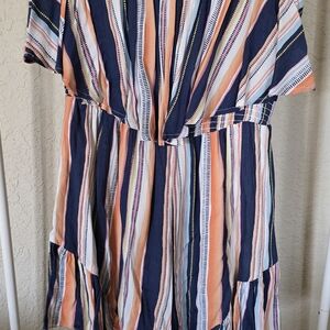 Striped Multicolor Dress